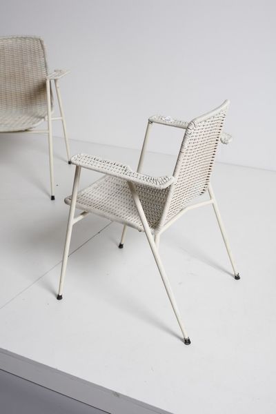 PAGANI CARLO : attribuito. Dieci sedie  - Asta Asta 371 | DESIGN E ARTI DECORATIVE DEL NOVECENTO Online - Associazione Nazionale - Case d'Asta italiane