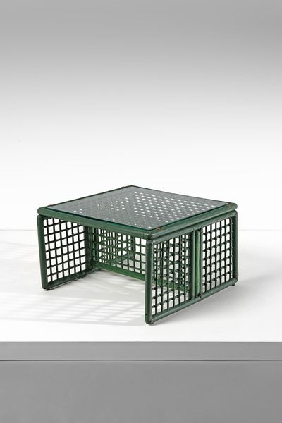 SCARPA AFRA (1937 -2011) & TOBIA (n. 1935) : Tavolino da salotto per Compagnia delle Filippine  - Asta Asta 371 | DESIGN E ARTI DECORATIVE DEL NOVECENTO Online - Associazione Nazionale - Case d'Asta italiane