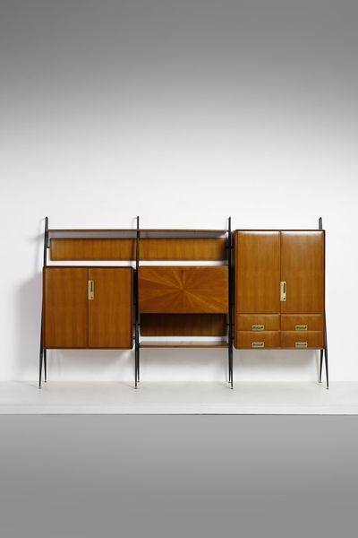 CAVATORTA SILVIO : Mobile da soggiorno  - Asta Asta 371 | DESIGN E ARTI DECORATIVE DEL NOVECENTO Online - Associazione Nazionale - Case d'Asta italiane