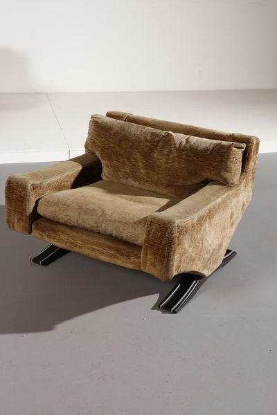 SARTORI FRANZ T.  (n. 1927) : Divano e coppia di poltrone per Flexform  - Asta Asta 371 | DESIGN E ARTI DECORATIVE DEL NOVECENTO Online - Associazione Nazionale - Case d'Asta italiane