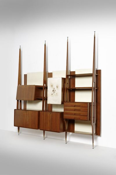 LA PERMANENTE MOBILI CANT� : Libreria  - Asta Asta 371 | DESIGN E ARTI DECORATIVE DEL NOVECENTO Online - Associazione Nazionale - Case d'Asta italiane