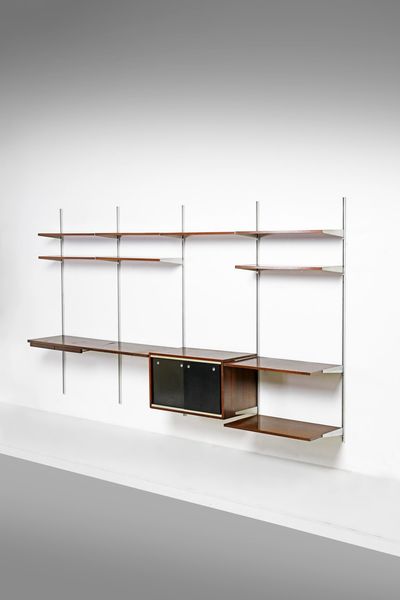 FAZIOLI ENNIO : Libreria per MIM Roma  - Asta Asta 371 | DESIGN E ARTI DECORATIVE DEL NOVECENTO Online - Associazione Nazionale - Case d'Asta italiane