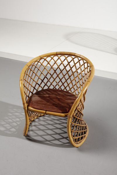 COLOMBI ALBERTO : Coppia di poltroncine 905 per Bonacina  - Asta Asta 371 | DESIGN E ARTI DECORATIVE DEL NOVECENTO Online - Associazione Nazionale - Case d'Asta italiane