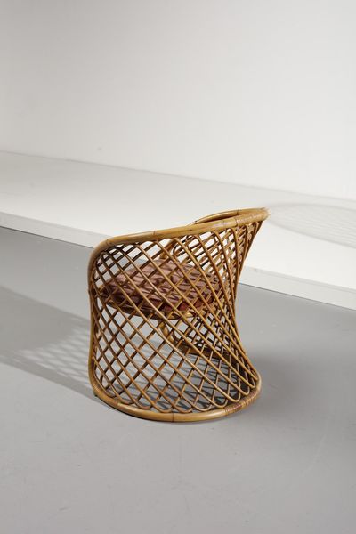 COLOMBI ALBERTO : Coppia di poltroncine 905 per Bonacina  - Asta Asta 371 | DESIGN E ARTI DECORATIVE DEL NOVECENTO Online - Associazione Nazionale - Case d'Asta italiane