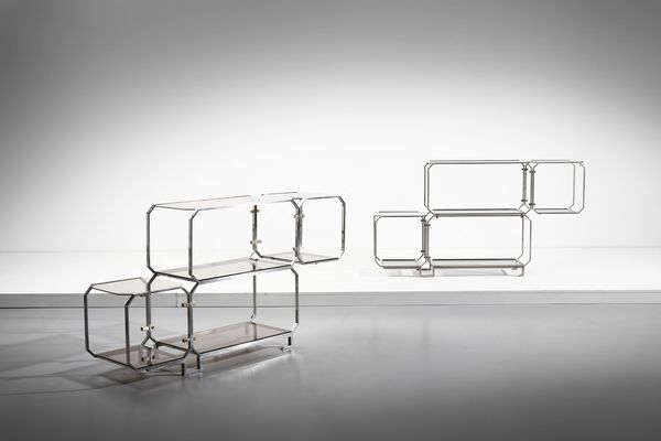 ALBRICCI ALESSANDRO : Coppia di piccole librerie  - Asta Asta 371 | DESIGN E ARTI DECORATIVE DEL NOVECENTO Online - Associazione Nazionale - Case d'Asta italiane