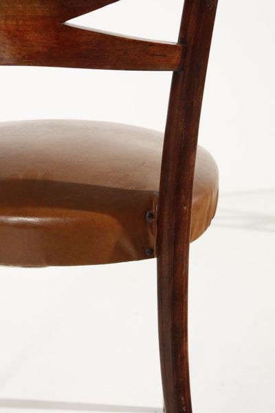 GIORDANO FORTI : Sei sedie  - Asta Asta 371 | DESIGN E ARTI DECORATIVE DEL NOVECENTO Online - Associazione Nazionale - Case d'Asta italiane