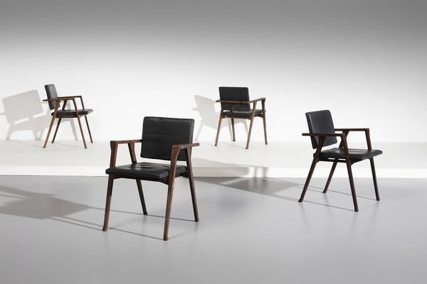 ALBINI FRANCO (1905 - 1977) : Quattro sedie Luisa per Poggi  - Asta Asta 371 | DESIGN E ARTI DECORATIVE DEL NOVECENTO Online - Associazione Nazionale - Case d'Asta italiane