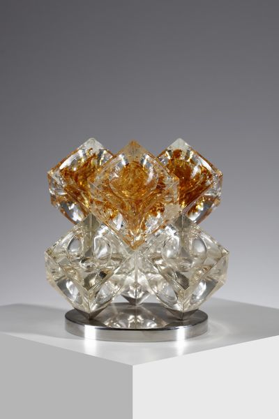 POLI ALBANO (n. 1935) : Lampada da tavolo per Poliarte  - Asta Asta 371 | DESIGN E ARTI DECORATIVE DEL NOVECENTO Online - Associazione Nazionale - Case d'Asta italiane