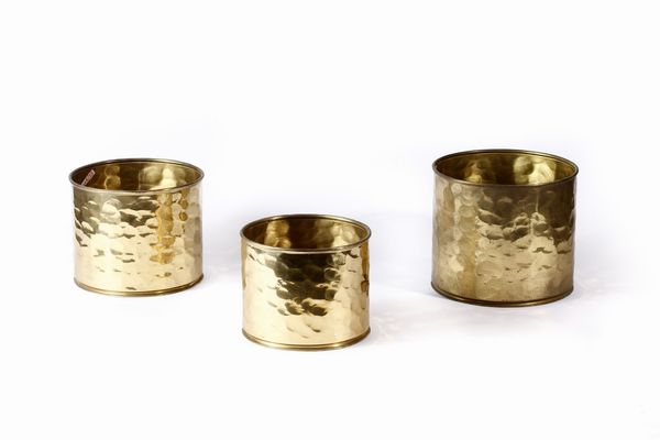 MANIFATTURA ITALIANA : Tre portavasi  - Asta Asta 371 | DESIGN E ARTI DECORATIVE DEL NOVECENTO Online - Associazione Nazionale - Case d'Asta italiane