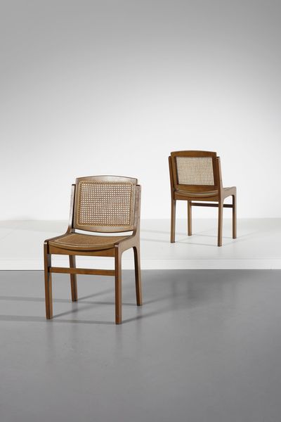 SABADIN GIGI : Coppia di sedie  - Asta Asta 371 | DESIGN E ARTI DECORATIVE DEL NOVECENTO Online - Associazione Nazionale - Case d'Asta italiane