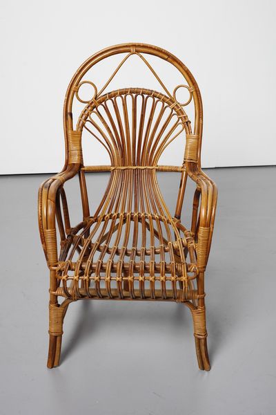 MANIFATTURA ITALIANA : Coppia di poltroncine  - Asta Asta 371 | DESIGN E ARTI DECORATIVE DEL NOVECENTO Online - Associazione Nazionale - Case d'Asta italiane