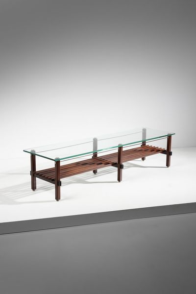 FRATTINI GIANFRANCO (1926 - 2004) : attribuito. Tavolo basso  - Asta Asta 371 | DESIGN E ARTI DECORATIVE DEL NOVECENTO Online - Associazione Nazionale - Case d'Asta italiane