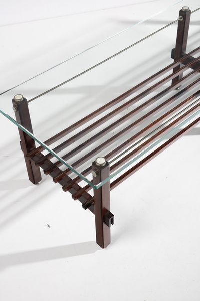 FRATTINI GIANFRANCO (1926 - 2004) : attribuito. Tavolo basso  - Asta Asta 371 | DESIGN E ARTI DECORATIVE DEL NOVECENTO Online - Associazione Nazionale - Case d'Asta italiane