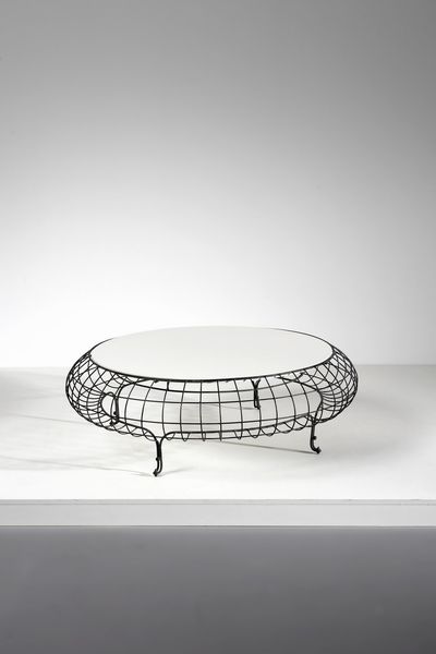 MANIFATTURA FRANCESE : Tavolino da salotto  - Asta Asta 371 | DESIGN E ARTI DECORATIVE DEL NOVECENTO Online - Associazione Nazionale - Case d'Asta italiane