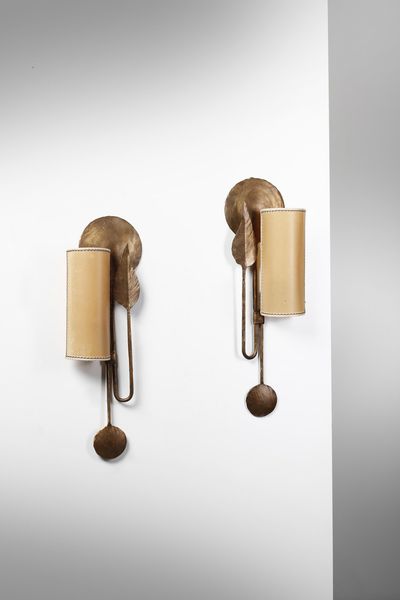 BANCI FIRENZE : Coppia di lampade da parete  - Asta Asta 371 | DESIGN E ARTI DECORATIVE DEL NOVECENTO Online - Associazione Nazionale - Case d'Asta italiane