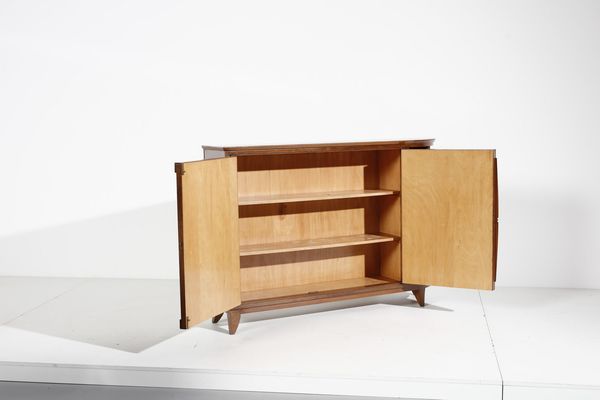 PECORINI GUGLIELMO : attribuito. Coppia di credenze  - Asta Asta 371 | DESIGN E ARTI DECORATIVE DEL NOVECENTO Online - Associazione Nazionale - Case d'Asta italiane