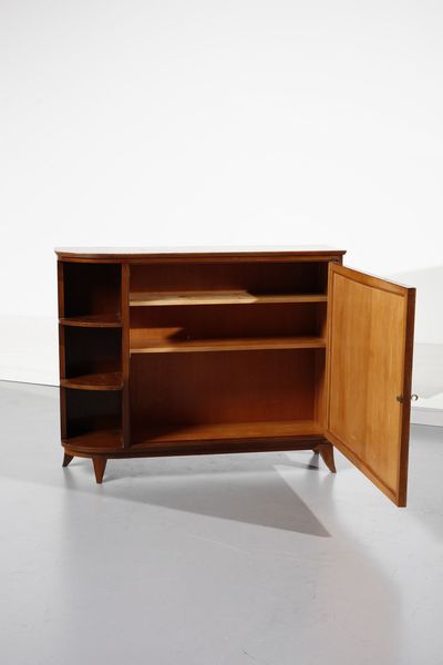 PECORINI GUGLIELMO : attribuito. Coppia di credenze  - Asta Asta 371 | DESIGN E ARTI DECORATIVE DEL NOVECENTO Online - Associazione Nazionale - Case d'Asta italiane