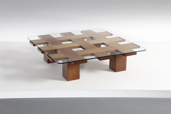 MANIFATTURA BRASILIANA : Tavolino da salotto  - Asta Asta 371 | DESIGN E ARTI DECORATIVE DEL NOVECENTO Online - Associazione Nazionale - Case d'Asta italiane