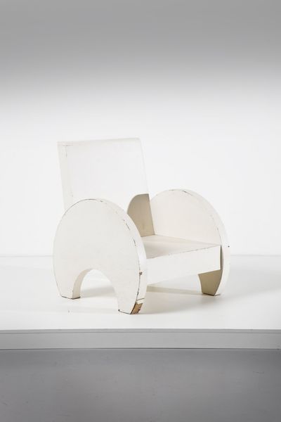 MANIFATTURA ITALIANA : Poltrona Dco razionalista  - Asta Asta 371 | DESIGN E ARTI DECORATIVE DEL NOVECENTO Online - Associazione Nazionale - Case d'Asta italiane