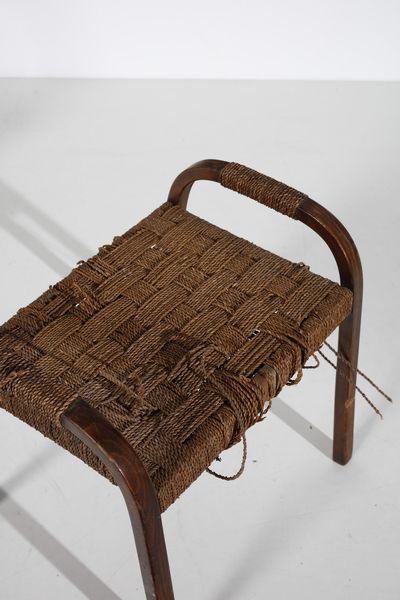 MANIFATTURA ITALIANA : Poltrona con poggiapiedi  - Asta Asta 371 | DESIGN E ARTI DECORATIVE DEL NOVECENTO Online - Associazione Nazionale - Case d'Asta italiane