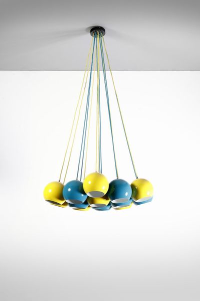 PANTON VERNER (1926 - 1998) : Lampada a sospensione per Tradition  - Asta Asta 371 | DESIGN E ARTI DECORATIVE DEL NOVECENTO Online - Associazione Nazionale - Case d'Asta italiane
