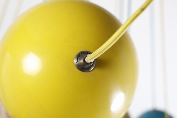 PANTON VERNER (1926 - 1998) : Lampada a sospensione per Tradition  - Asta Asta 371 | DESIGN E ARTI DECORATIVE DEL NOVECENTO Online - Associazione Nazionale - Case d'Asta italiane