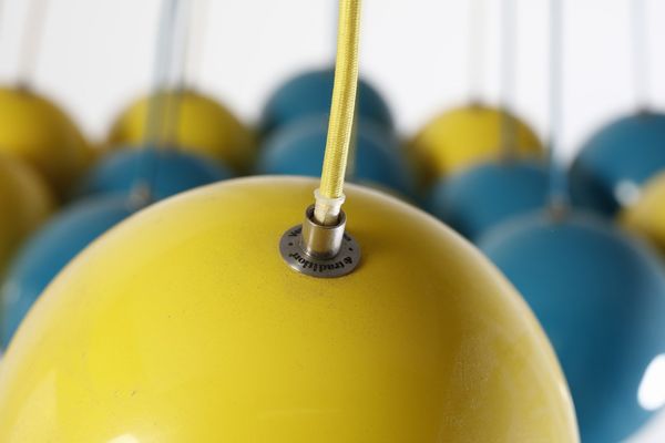 PANTON VERNER (1926 - 1998) : Lampada a sospensione per Tradition  - Asta Asta 371 | DESIGN E ARTI DECORATIVE DEL NOVECENTO Online - Associazione Nazionale - Case d'Asta italiane