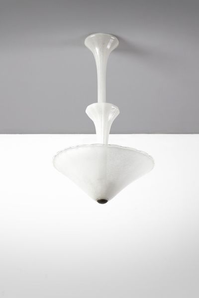 SEGUSO VETRI D'ARTE : Lampada a sospensione  - Asta Asta 371 | DESIGN E ARTI DECORATIVE DEL NOVECENTO Online - Associazione Nazionale - Case d'Asta italiane