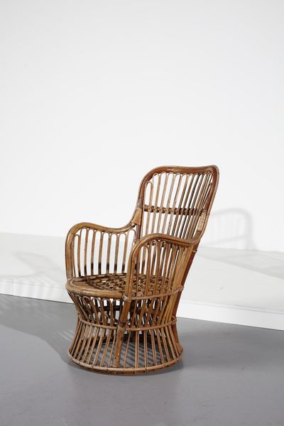 CARMINATI LIO : nello stile di. Coppia di poltroncine per Bonacina  - Asta Asta 371 | DESIGN E ARTI DECORATIVE DEL NOVECENTO Online - Associazione Nazionale - Case d'Asta italiane