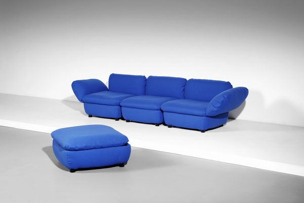 SPADOLINI PIERLUIGI (1922 - 2000) : Divano serie Delfa per Arflex  - Asta Asta 371 | DESIGN E ARTI DECORATIVE DEL NOVECENTO Online - Associazione Nazionale - Case d'Asta italiane