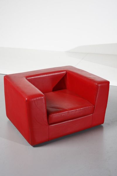 LANDELS WILLIE (n. 1928) : Divano con coppia di poltrone Throw-Away per Zanotta  - Asta Asta 371 | DESIGN E ARTI DECORATIVE DEL NOVECENTO Online - Associazione Nazionale - Case d'Asta italiane