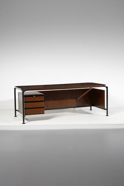 PARISI ICO (1916 - 1996) : Scrivania per MIM  - Asta Asta 371 | DESIGN E ARTI DECORATIVE DEL NOVECENTO Online - Associazione Nazionale - Case d'Asta italiane