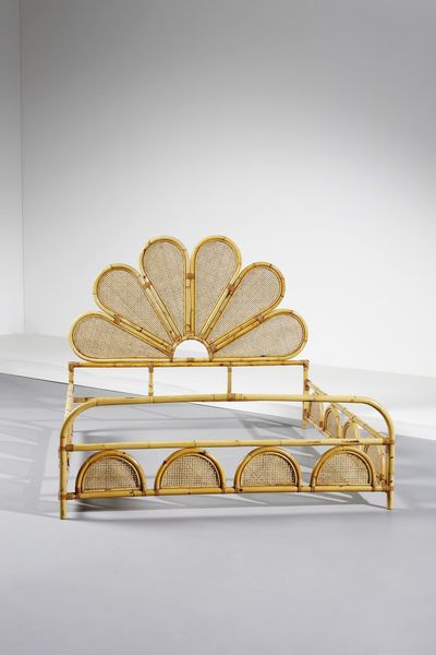 VIVAI DEL SUD : attribuito. Letto  - Asta Asta 371 | DESIGN E ARTI DECORATIVE DEL NOVECENTO Online - Associazione Nazionale - Case d'Asta italiane