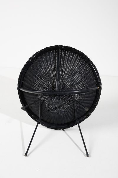 MANIFATTURA ITALIANA : Coppia di poltroncine  - Asta Asta 371 | DESIGN E ARTI DECORATIVE DEL NOVECENTO Online - Associazione Nazionale - Case d'Asta italiane