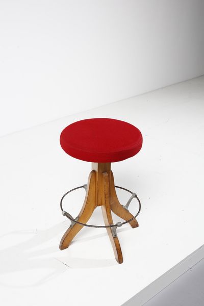 MANIFATTURA ITALIANA : Sgabello  - Asta Asta 371 | DESIGN E ARTI DECORATIVE DEL NOVECENTO Online - Associazione Nazionale - Case d'Asta italiane