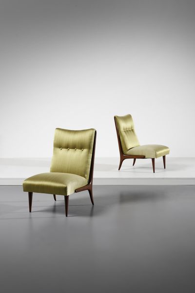 MANIFATTURA ITALIANA : Coppia di poltrone  - Asta Asta 371 | DESIGN E ARTI DECORATIVE DEL NOVECENTO Online - Associazione Nazionale - Case d'Asta italiane