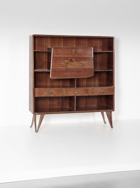 GARIBOLDI GIOVANNI (1908 - 1971) : attribuito. Libreria  - Asta Asta 371 | DESIGN E ARTI DECORATIVE DEL NOVECENTO Online - Associazione Nazionale - Case d'Asta italiane