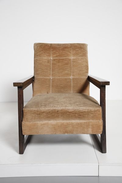 KOZMA LAJOS (1884 - 1948) : attribuito. Coppia di poltrone  - Asta Asta 371 | DESIGN E ARTI DECORATIVE DEL NOVECENTO Online - Associazione Nazionale - Case d'Asta italiane