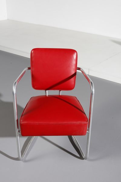 PONTI GIO (1891 - 1979) : Coppia di poltroncine per Palazzo degli Uffici Montecatini, produzione Parma Antonio & figli  - Asta Asta 371 | DESIGN E ARTI DECORATIVE DEL NOVECENTO Online - Associazione Nazionale - Case d'Asta italiane