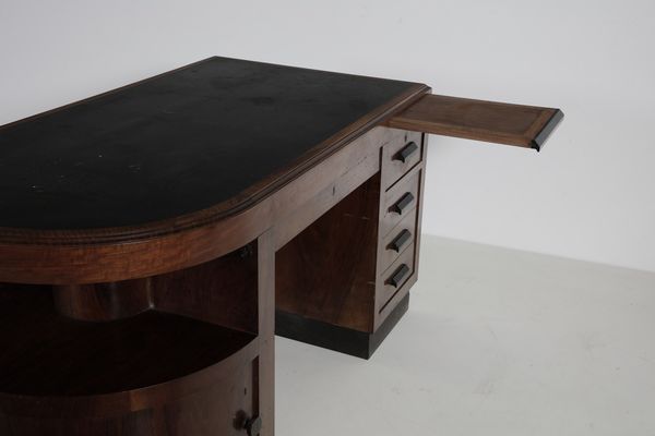 ZAVANELLA  RENZO (1900 - 1988) : Scrivania con sedia  - Asta Asta 371 | DESIGN E ARTI DECORATIVE DEL NOVECENTO Online - Associazione Nazionale - Case d'Asta italiane