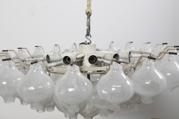 KALMAR JULIUS THEODOR  (1884 - 1968) : Lampada a sospensione Tulipan  - Asta Asta 371 | DESIGN E ARTI DECORATIVE DEL NOVECENTO Online - Associazione Nazionale - Case d'Asta italiane