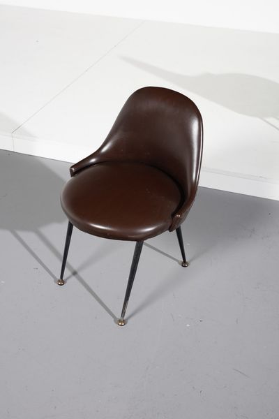 LENZI : Coppia di sedie  - Asta Asta 371 | DESIGN E ARTI DECORATIVE DEL NOVECENTO Online - Associazione Nazionale - Case d'Asta italiane