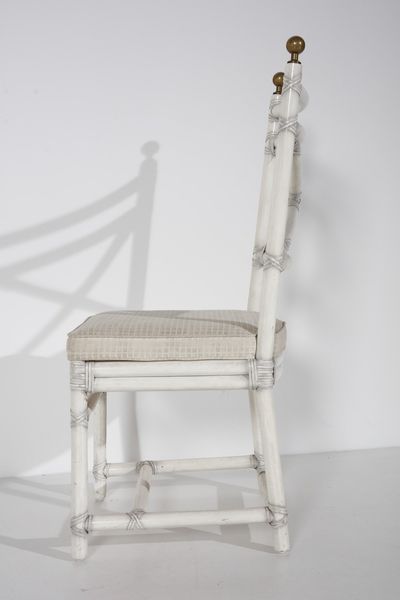 GASPARUCCI ITALO : Sette sedie  - Asta Asta 371 | DESIGN E ARTI DECORATIVE DEL NOVECENTO Online - Associazione Nazionale - Case d'Asta italiane