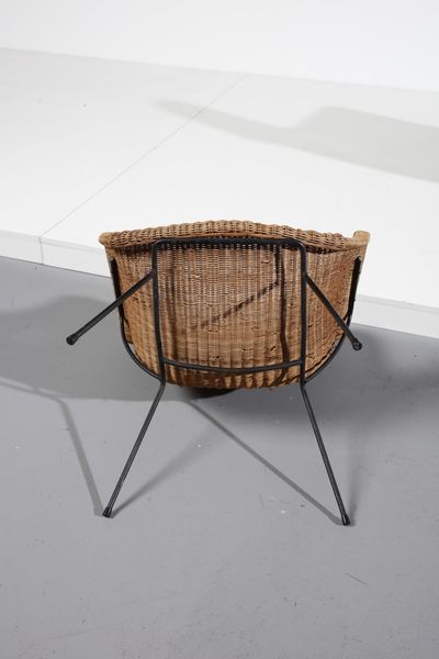 MANIFATTURA ITALIANA : Coppia di poltrone  - Asta Asta 371 | DESIGN E ARTI DECORATIVE DEL NOVECENTO Online - Associazione Nazionale - Case d'Asta italiane