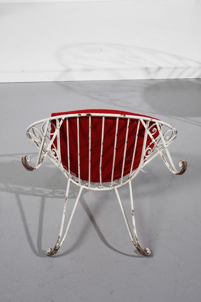 MANIFATTURA ITALIANA : Quattro poltrone da giardino  - Asta Asta 371 | DESIGN E ARTI DECORATIVE DEL NOVECENTO Online - Associazione Nazionale - Case d'Asta italiane