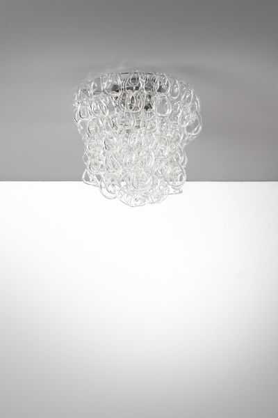 MANGIAROTTI ANGELO (1921 - 2012) : Lampada a sospensione Giogali per Vetreria Vistosi  - Asta Asta 371 | DESIGN E ARTI DECORATIVE DEL NOVECENTO Online - Associazione Nazionale - Case d'Asta italiane