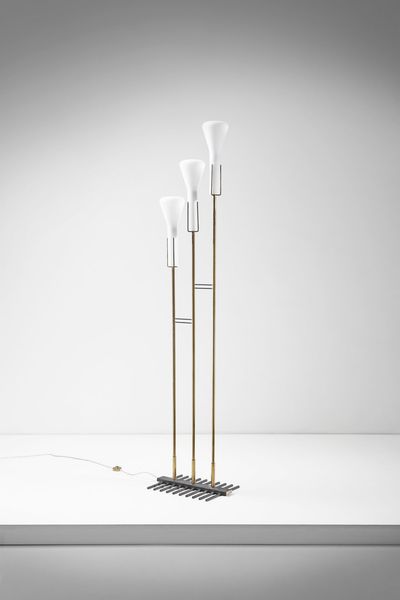 LELII ANGELO (1911 - 1979) : Lampada da terra mod 12555 Polifemo  per Arredoluce  - Asta Asta 371 | DESIGN E ARTI DECORATIVE DEL NOVECENTO Online - Associazione Nazionale - Case d'Asta italiane