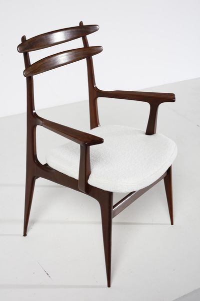 GIORDANO FORTI : attribuito. Poltroncina  - Asta Asta 371 | DESIGN E ARTI DECORATIVE DEL NOVECENTO Online - Associazione Nazionale - Case d'Asta italiane