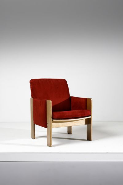SCARPA AFRA (1937 -2011) & TOBIA (n. 1935) : Poltrona 917 per Cassina  - Asta Asta 371 | DESIGN E ARTI DECORATIVE DEL NOVECENTO Online - Associazione Nazionale - Case d'Asta italiane