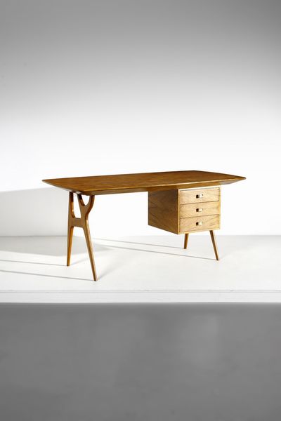 MANIFATTURA ITALIANA : Scrivania  - Asta Asta 371 | DESIGN E ARTI DECORATIVE DEL NOVECENTO Online - Associazione Nazionale - Case d'Asta italiane